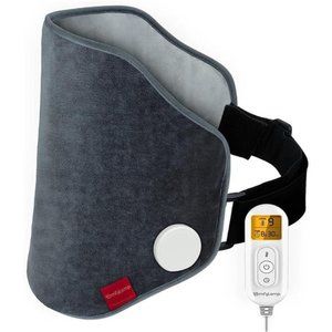 Upgraded Heating Pad for Back Pain Relief, Electric Heated Back Wrap with Strap